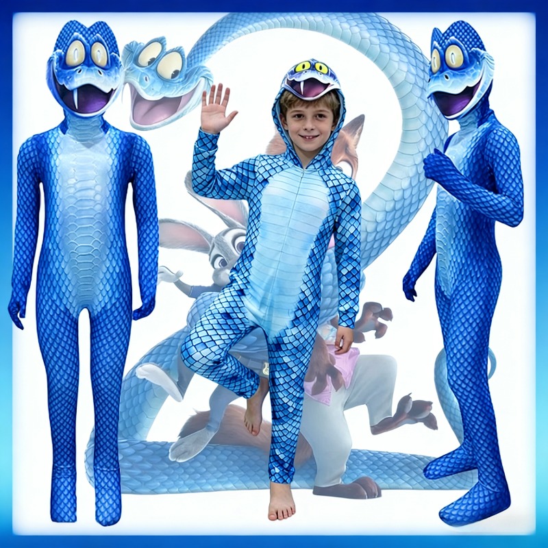 Cartoon Snake Cosplay Costume  - огляд і ціна Anime Cosplay Images