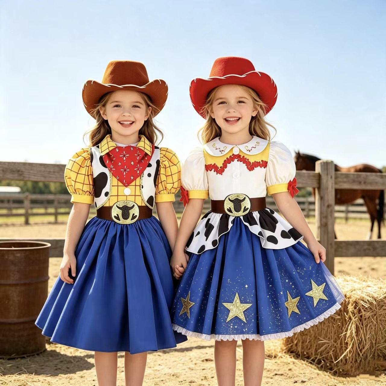 2026 New Girls Cow Spot Dress  - огляд і ціна Anime Cosplay Toddler