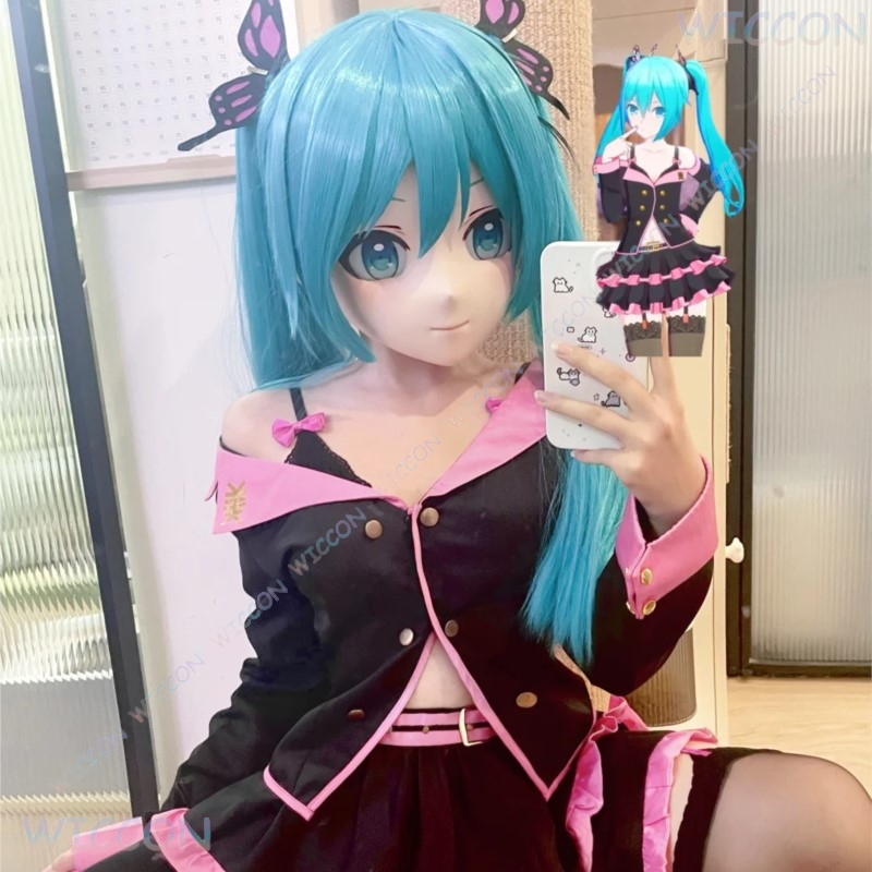 Kigurumi Female Face Mask Anim - огляд і ціна Anime Cosplay Diy