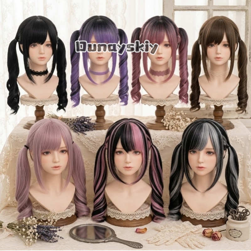 Cosplay Jirai Kei  Halloween P - огляд і ціна Cosplay Anime Black Hair